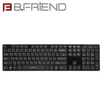 B.FRiEND 2.4G無線鍵盤 RF1430K-BK 黑色