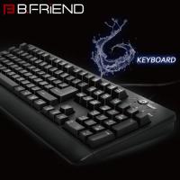 GKEYBOARD 類機械式防水遊戲鍵盤 黑色 GK1
