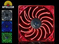 保銳ENERMAX APOLLISH LED 紅/藍/綠光 12公分風扇