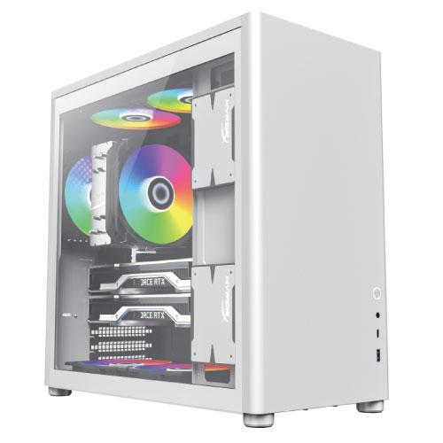 GAMEMAX SPARK PRO 全白 (玻璃雙透側) TYPE-C 