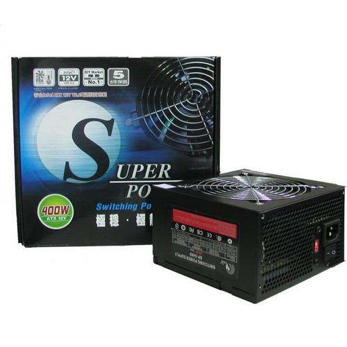 SUPER 400W藍牌(黑)12CM/20+4PIN