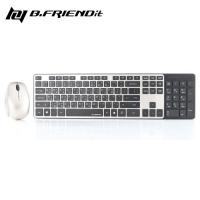 B.FRiEND 2.4G無線鍵鼠組 BR-1430GB 黑金