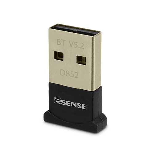 Esense D852 藍牙迷你接收器 50米 V5.2 EDR 01-BMD852