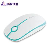 WINTEK 1800靜音王無線滑鼠 白藍
