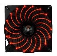 保銳 阿波力斯 18CM LED風扇 紅