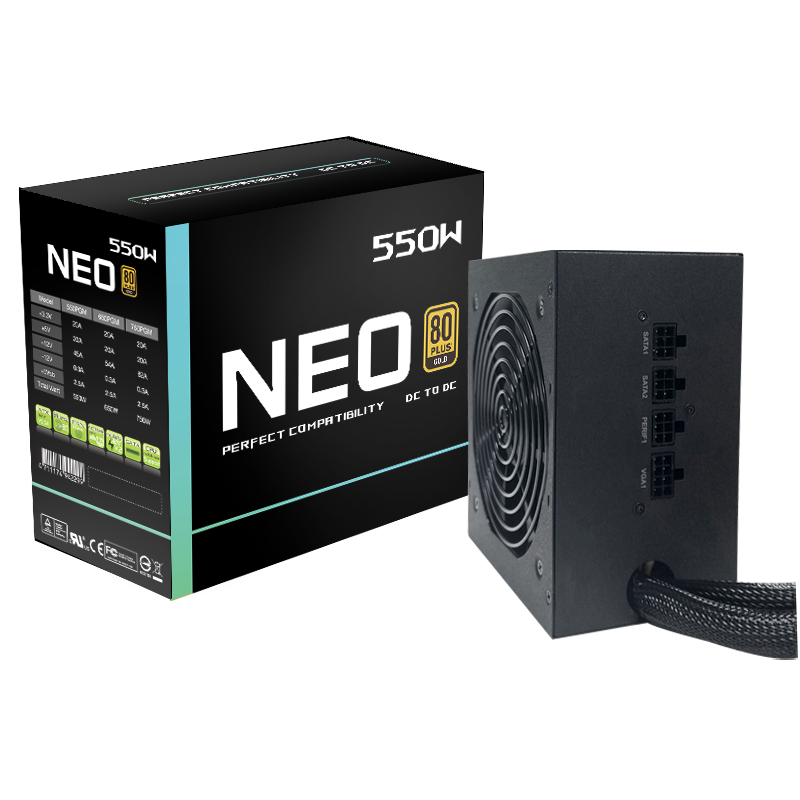 NEO 550W 金牌電源供應器 (半模組)
