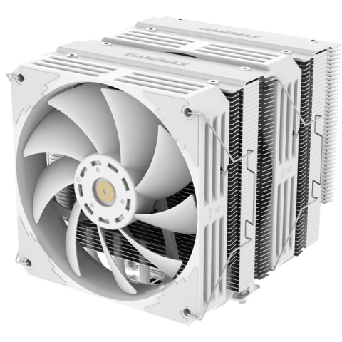 GAMEMAX TWIN-600 F.D.B動平衡散熱器  白色