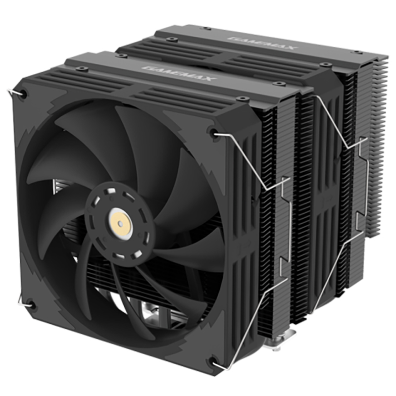 GAMEMAX TWIN-600 F.D.B動平衡散熱器  黑色