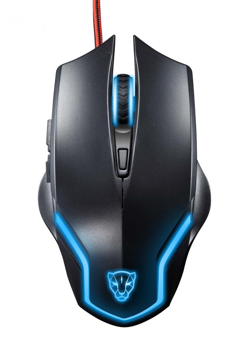 WINTEK V6 高精度遊戲級光學滑鼠 三段變速 格調黑