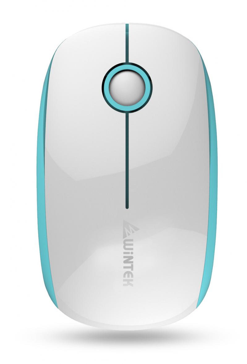 WINTEK 1500超省電筆電鼠 圓白藍