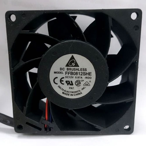台達 DC風扇 12V 0.87A FFB0812SHE-R00 (3PIN)