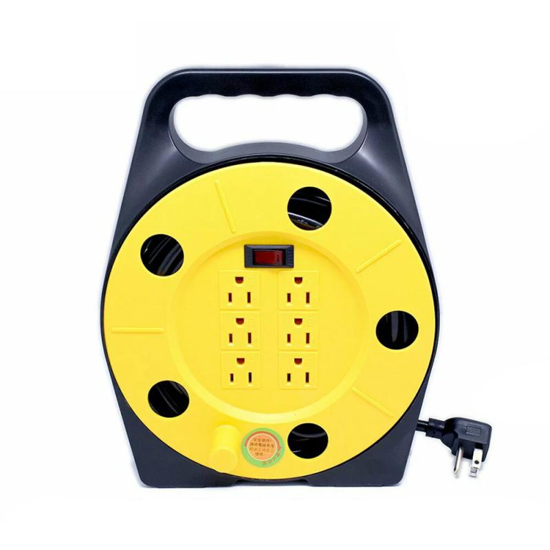 瑋崙安全3孔6座電源捲線器 SP-612S-8 15A 8米