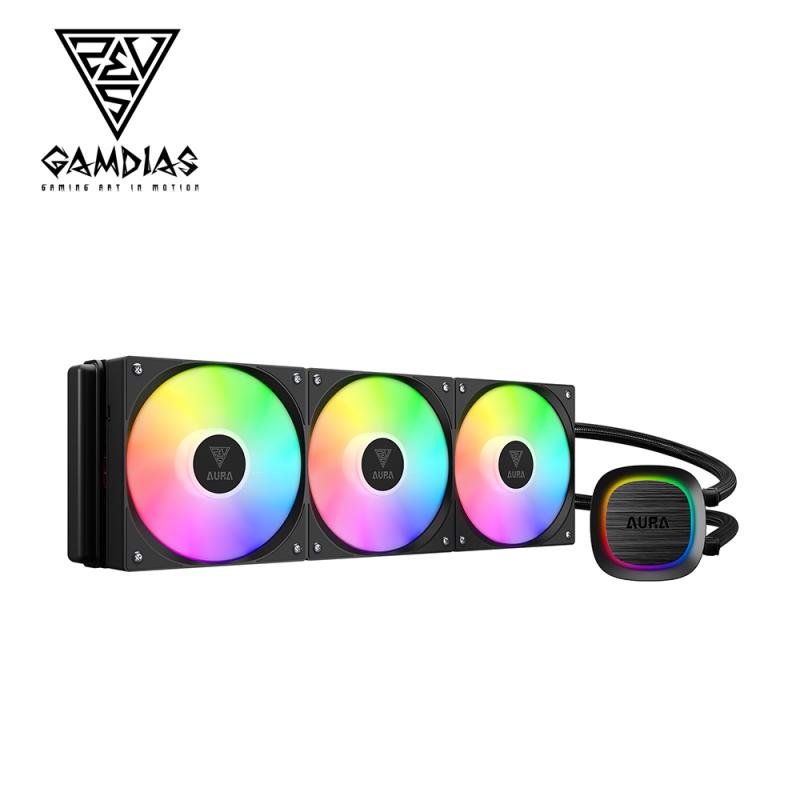 GAMDIAS 奧拉 AURA GL360 V2 ARGB一體式水冷 黑色
