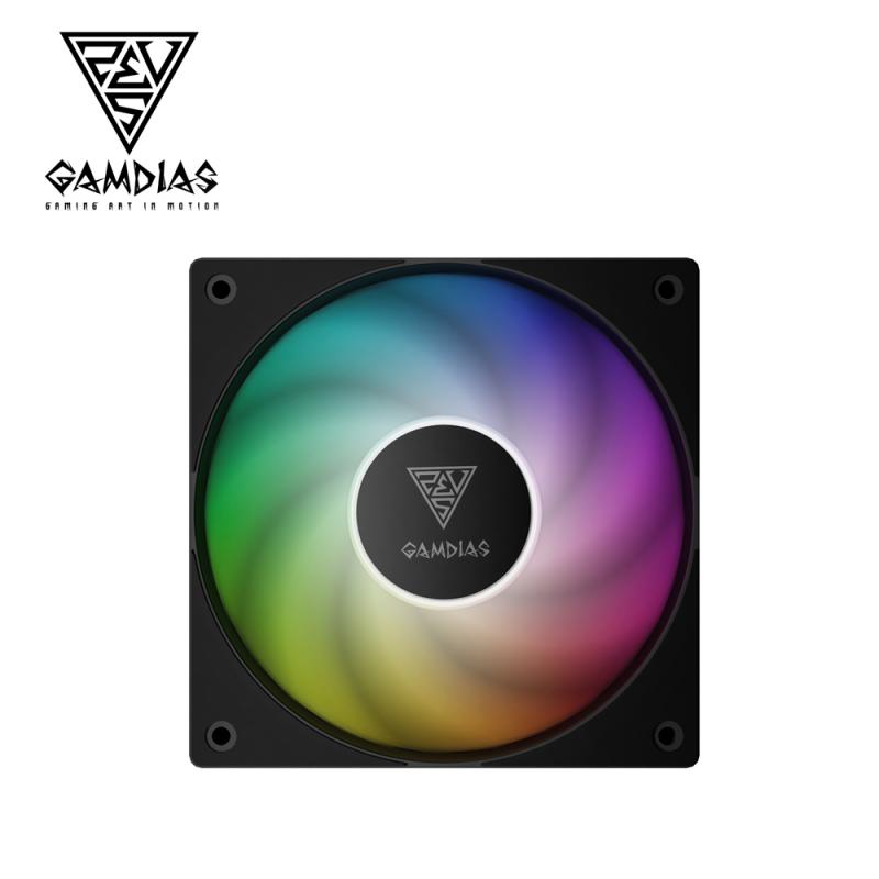 GAMDIAS 諾圖斯 NOTUS M1-1201 ARGB PWM風扇 黑色