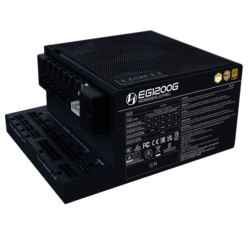 Lian Li EDGE 1200W 黑色 金牌 ATX3.1 PCIe5.1