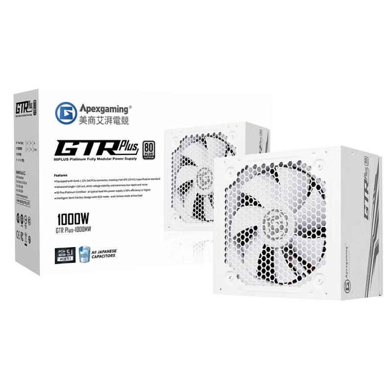 Apexgaming GTR Plus 1000 白金牌 白