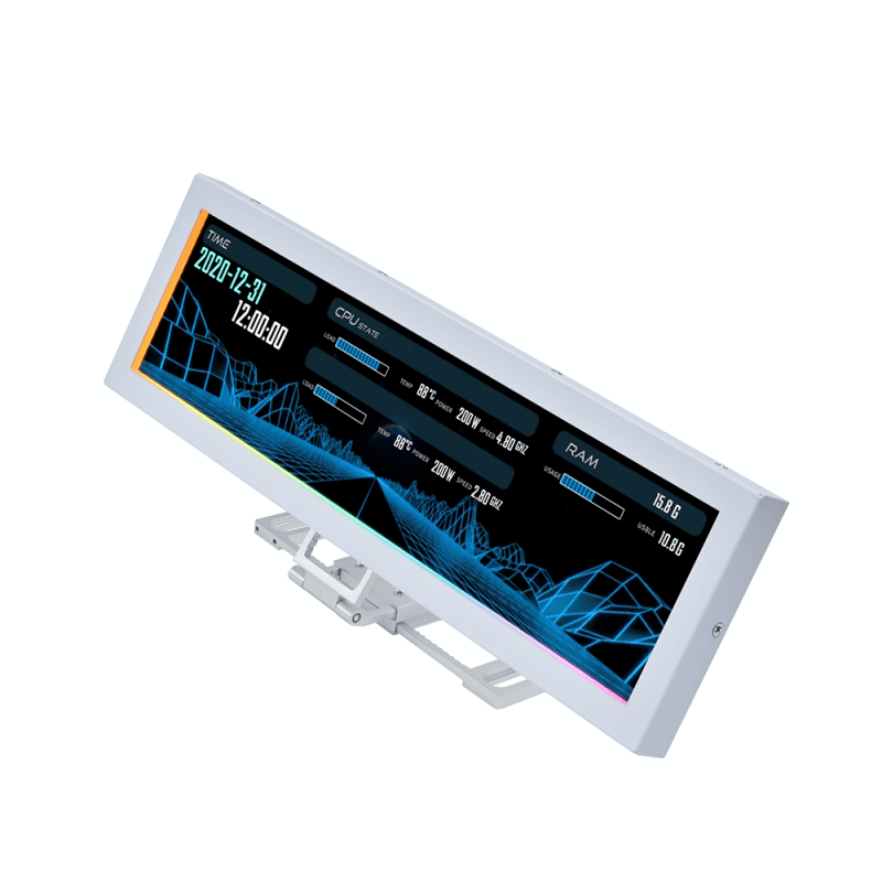 Lian Li 8.8吋萬用螢幕 白