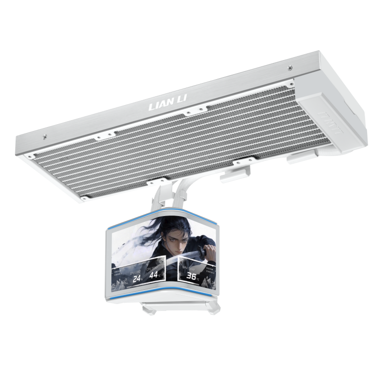 Lian Li Hydroshift II OLED CURVED 360N 無風扇 / GHS2OLDC36NW 白色